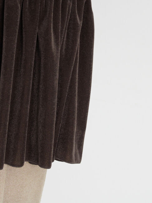 Samansa Mos2「透けベロア前後2WAYベスト」|ダウンベスト・ベスト|