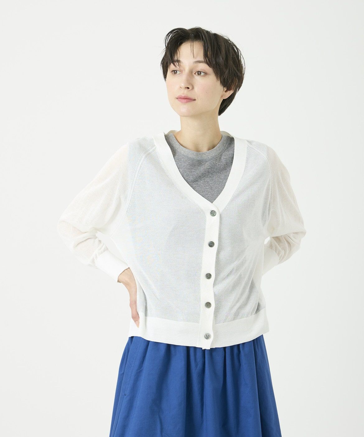 I.T.'S international「シアーカーディガン」|カーディガン|