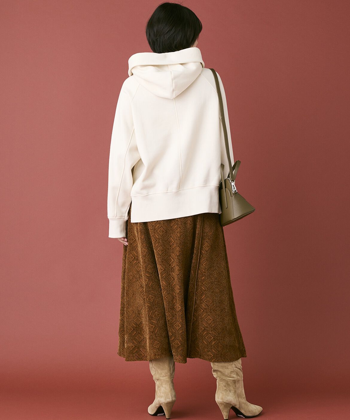 INED「《INED CLARO》裏起毛フーディ」|パーカー|