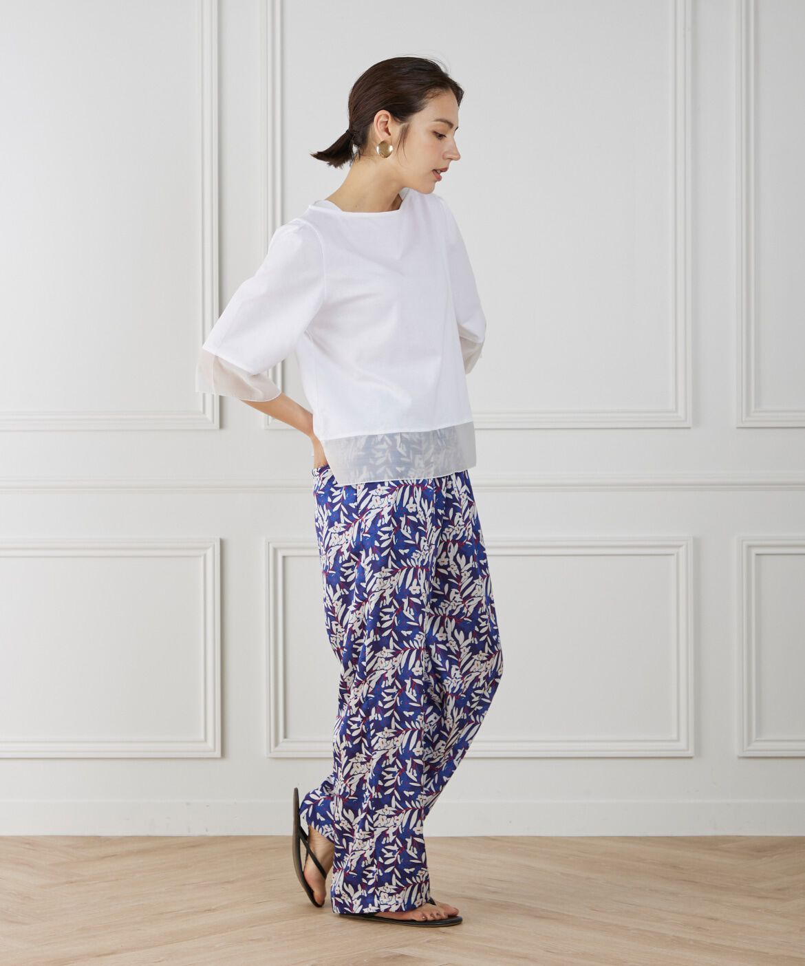 DAY by DAY it&rsquo;s international「シアー切替えプルオーバー」|Tシャツ・カットソー|