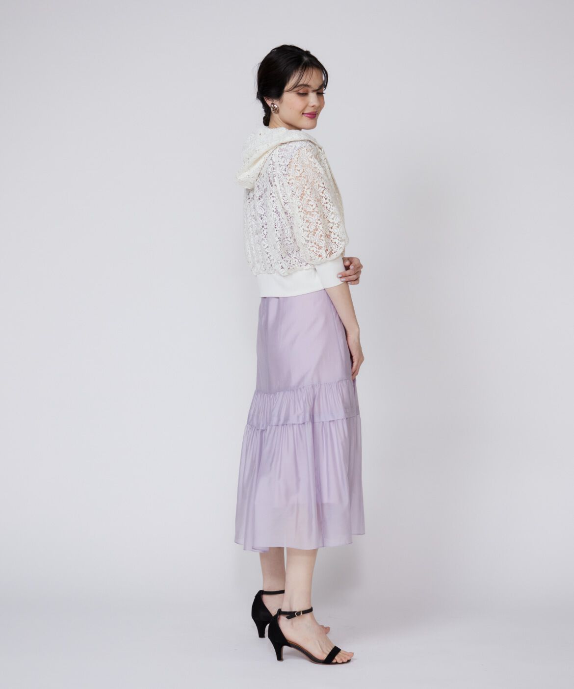 Maglie le cassetto「レースパーカー」|パーカー|