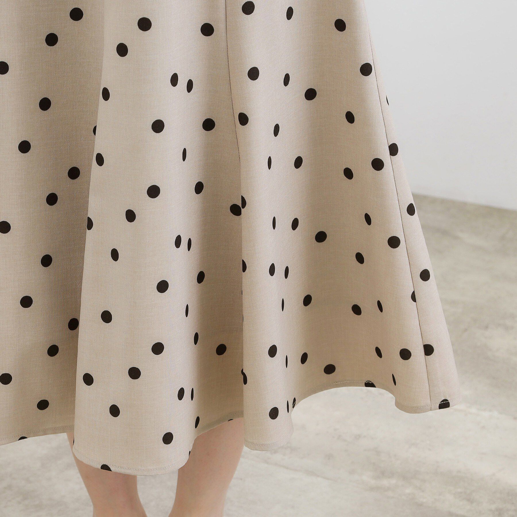 grove「【貴島明日香さん着用・洗える】ランダムドットマーメイドスカート」|スカート|