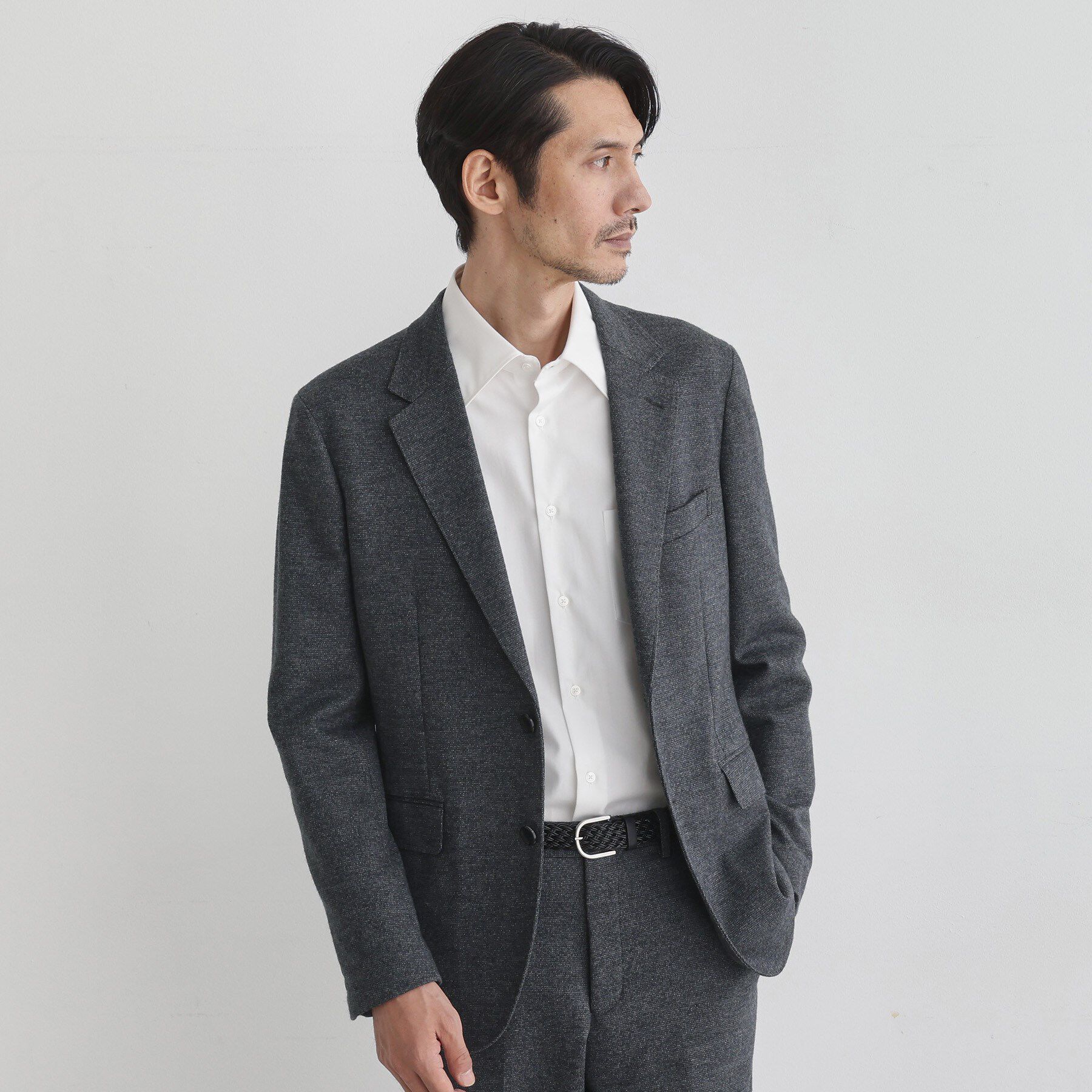 TAKEO KIKUCHI「【Sサイズ～】尾州織 ピンヘッドムリネ ジャケット」|スーツ|