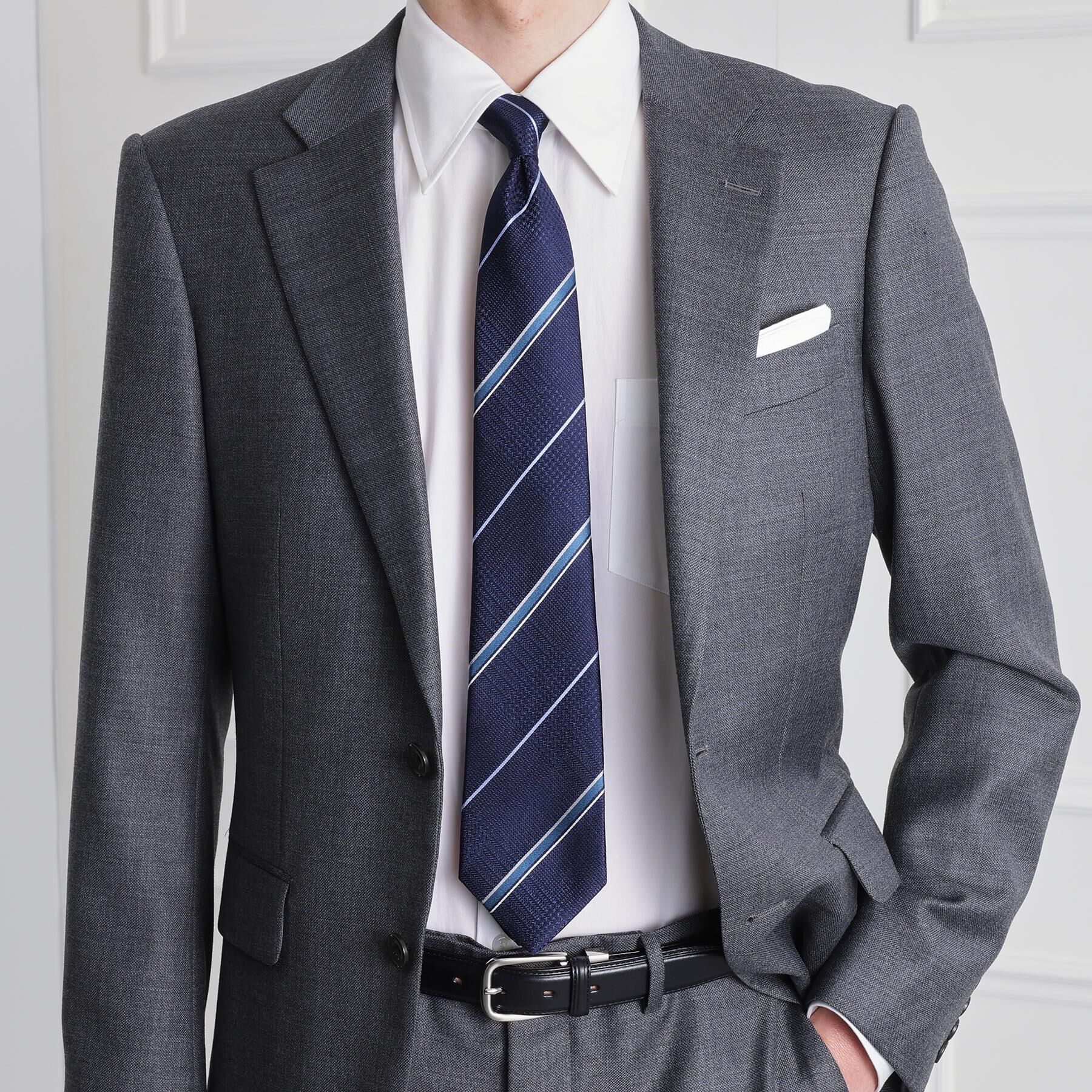 TAKEO KIKUCHI「【縁起の良いネクタイ】PNJ番千鳥グレンプレイドネクタイ」|ネクタイ・蝶ネクタイ|