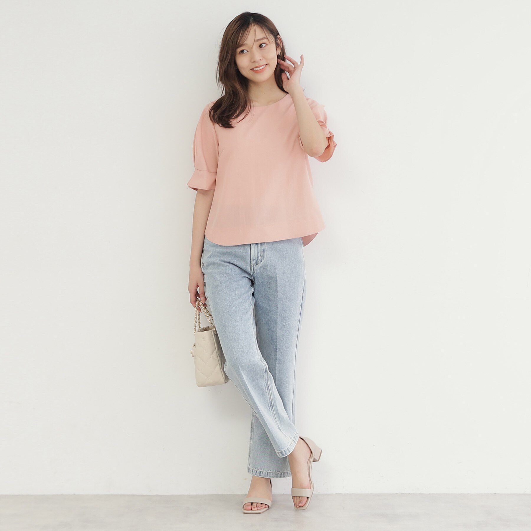 index「《新色追加》タックスリーブブラウス【洗濯機洗い可/吸水速乾/防シワ/抗ピル】」|シャツ・ブラウス|