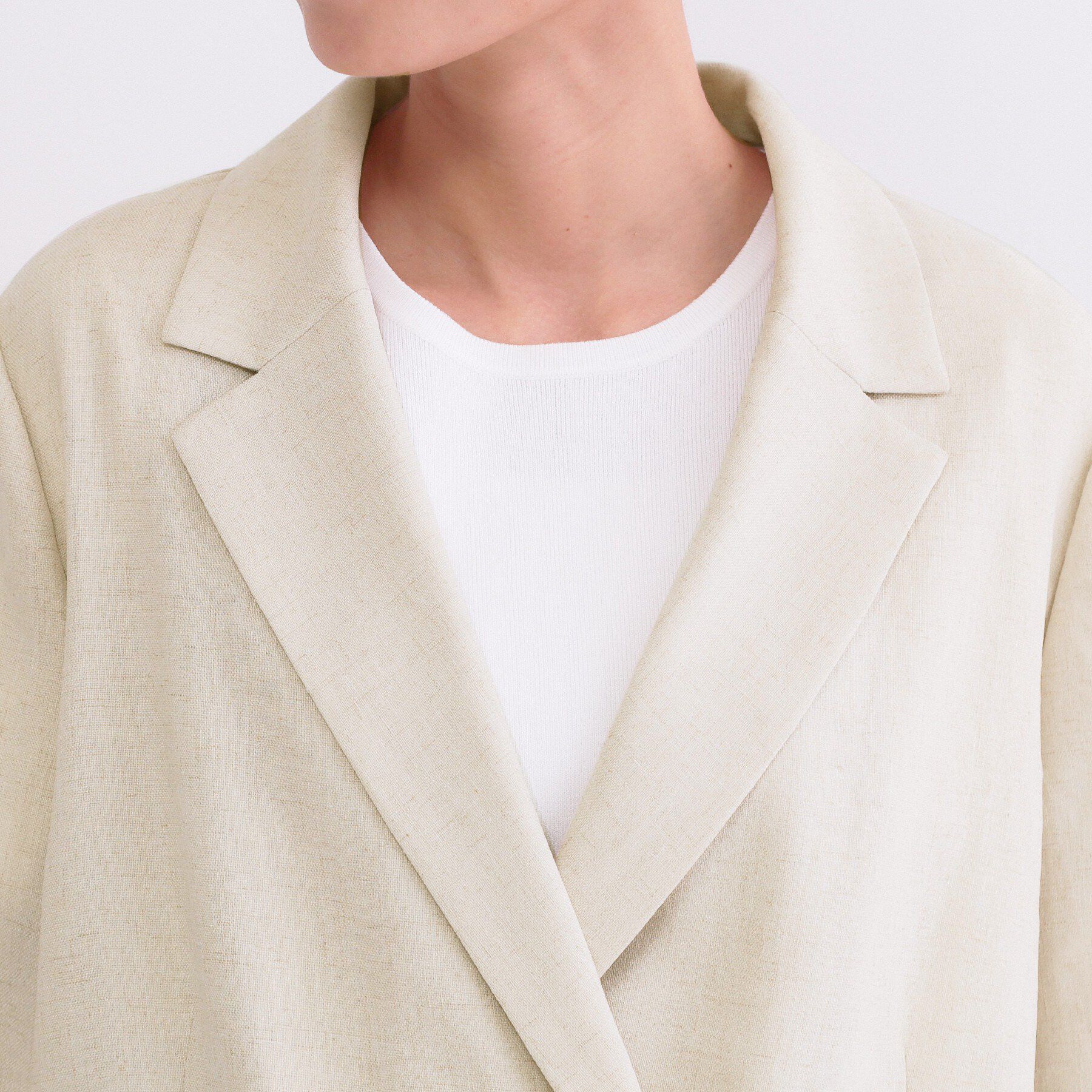 OPAQUE.CLIP「ダブルブレストジャケット【洗える/UVケア/防シワ加工/接触冷感】」|テーラードジャケット|