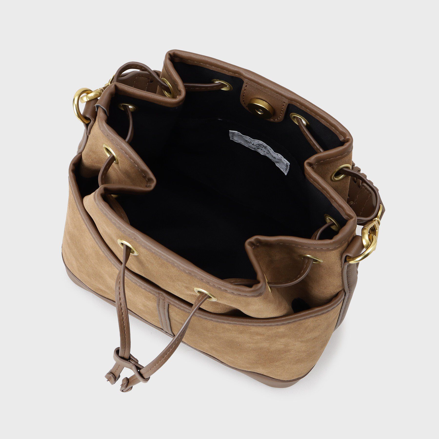 OPAQUE.CLIP「2WAY素材アソート巾着ショルダーバッグ」|ショルダー・メッセンジャー|