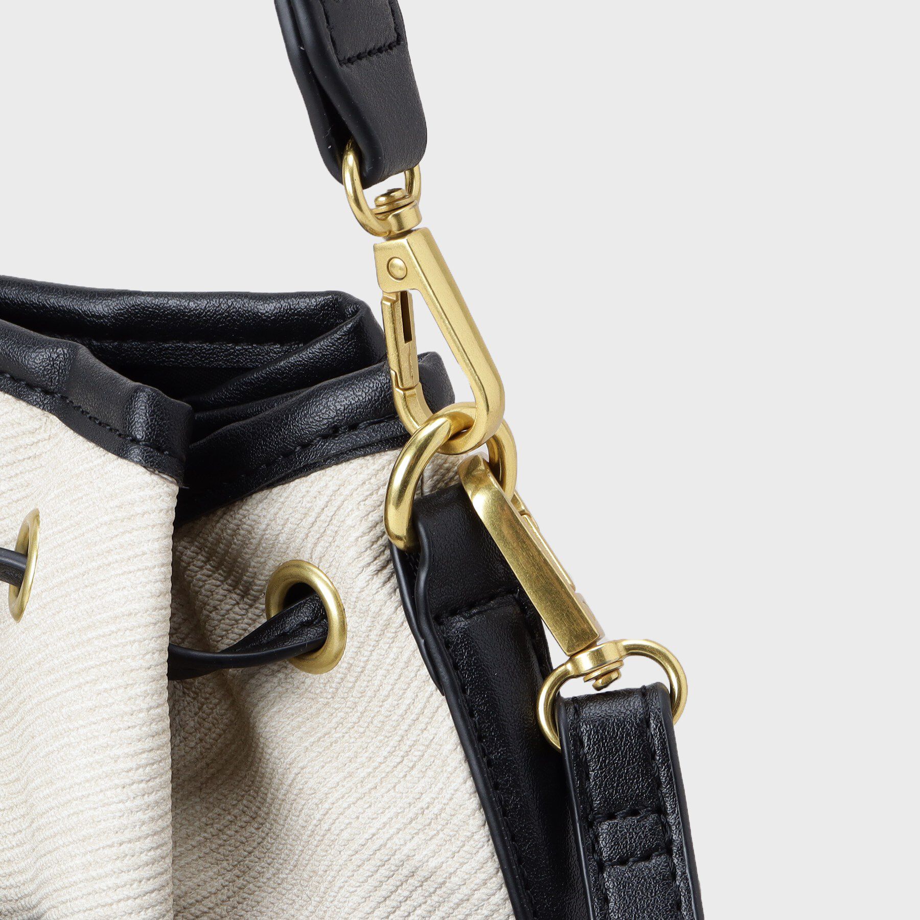 OPAQUE.CLIP「2WAY素材アソート巾着ショルダーバッグ」|ショルダー・メッセンジャー|