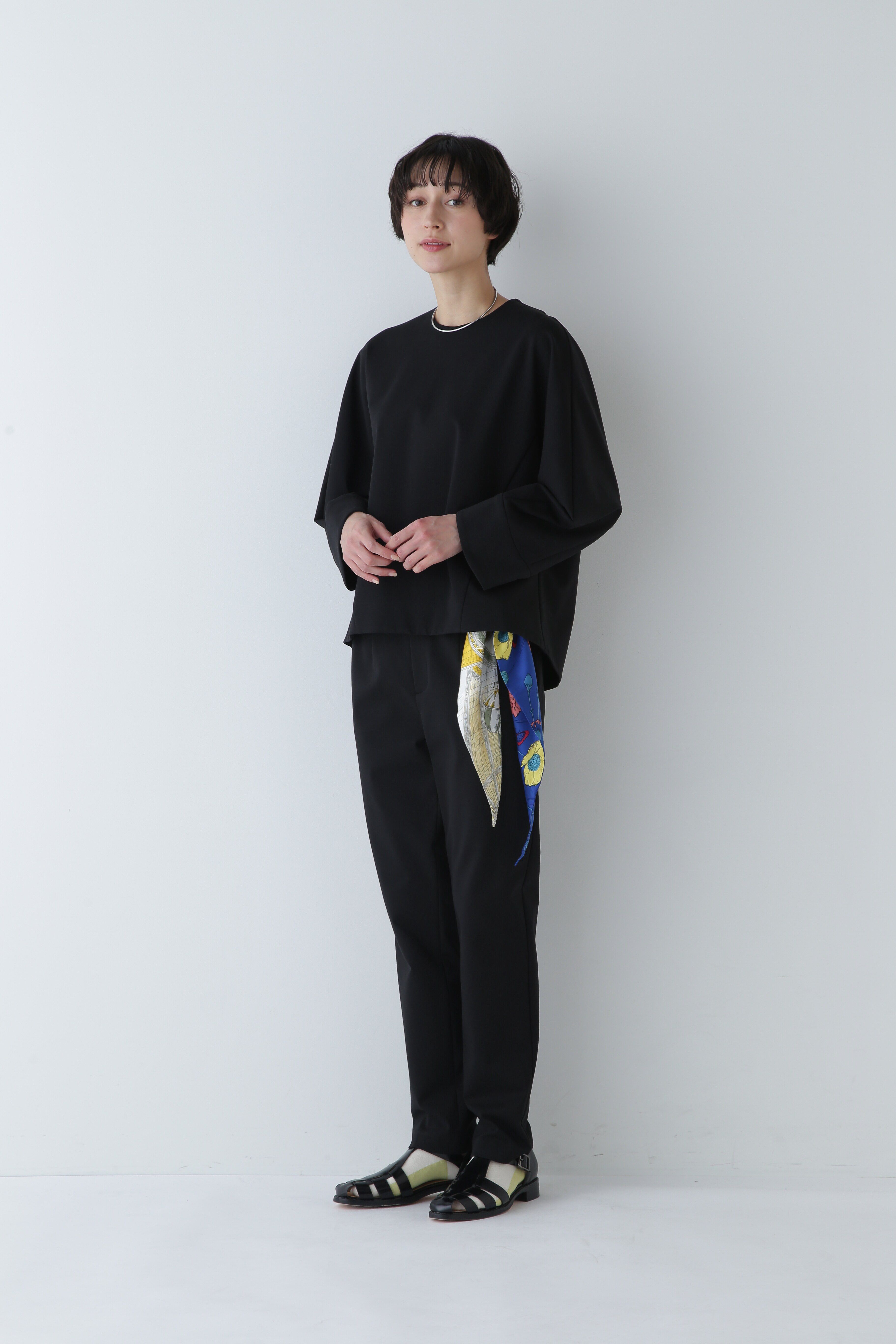  「ストレッチポンチブラウス」|シャツ・ブラウス|