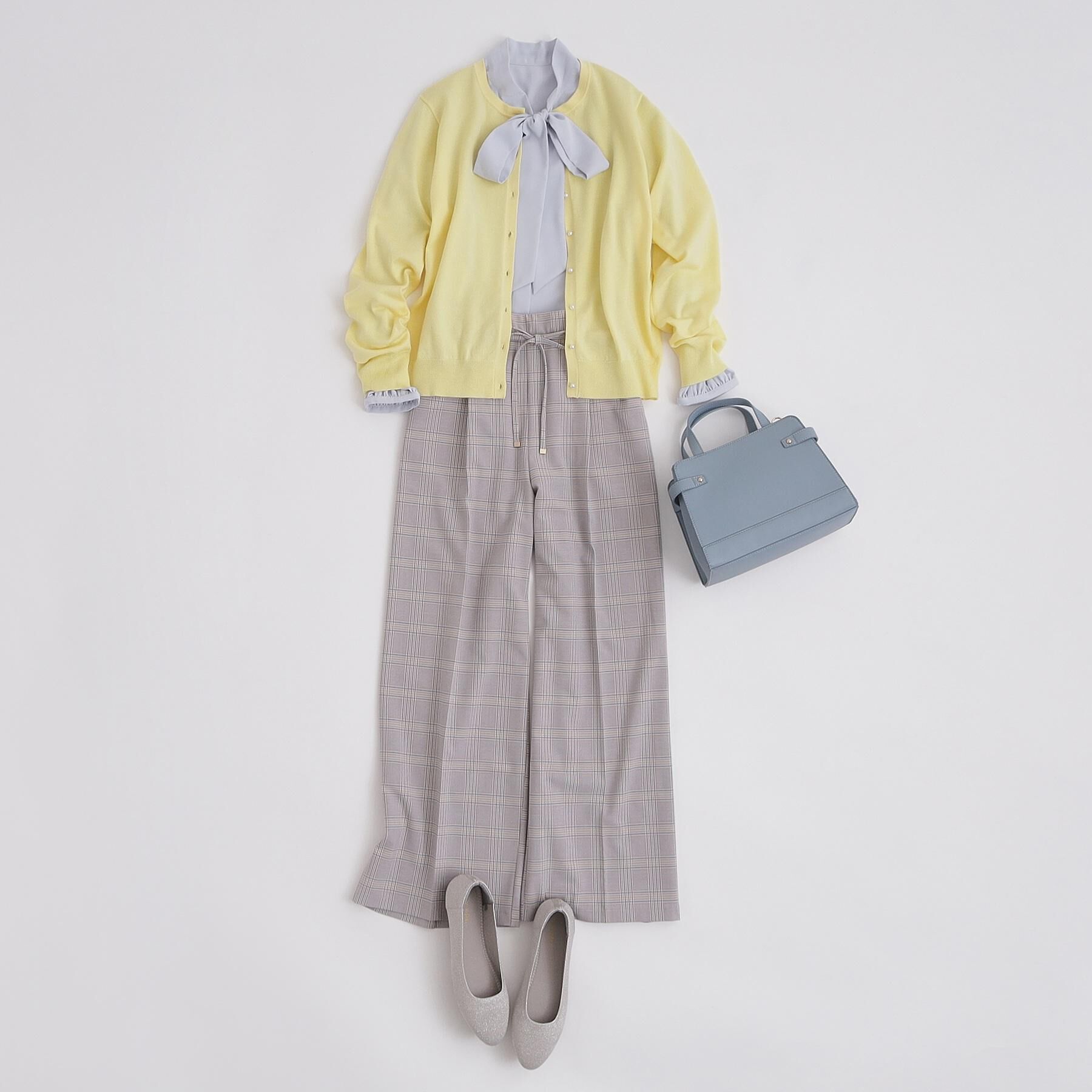 SHOO･LA･RUE「【着丈選べる/S-LL】センタープレスできちんと見え イージーワイドパンツ」|その他|