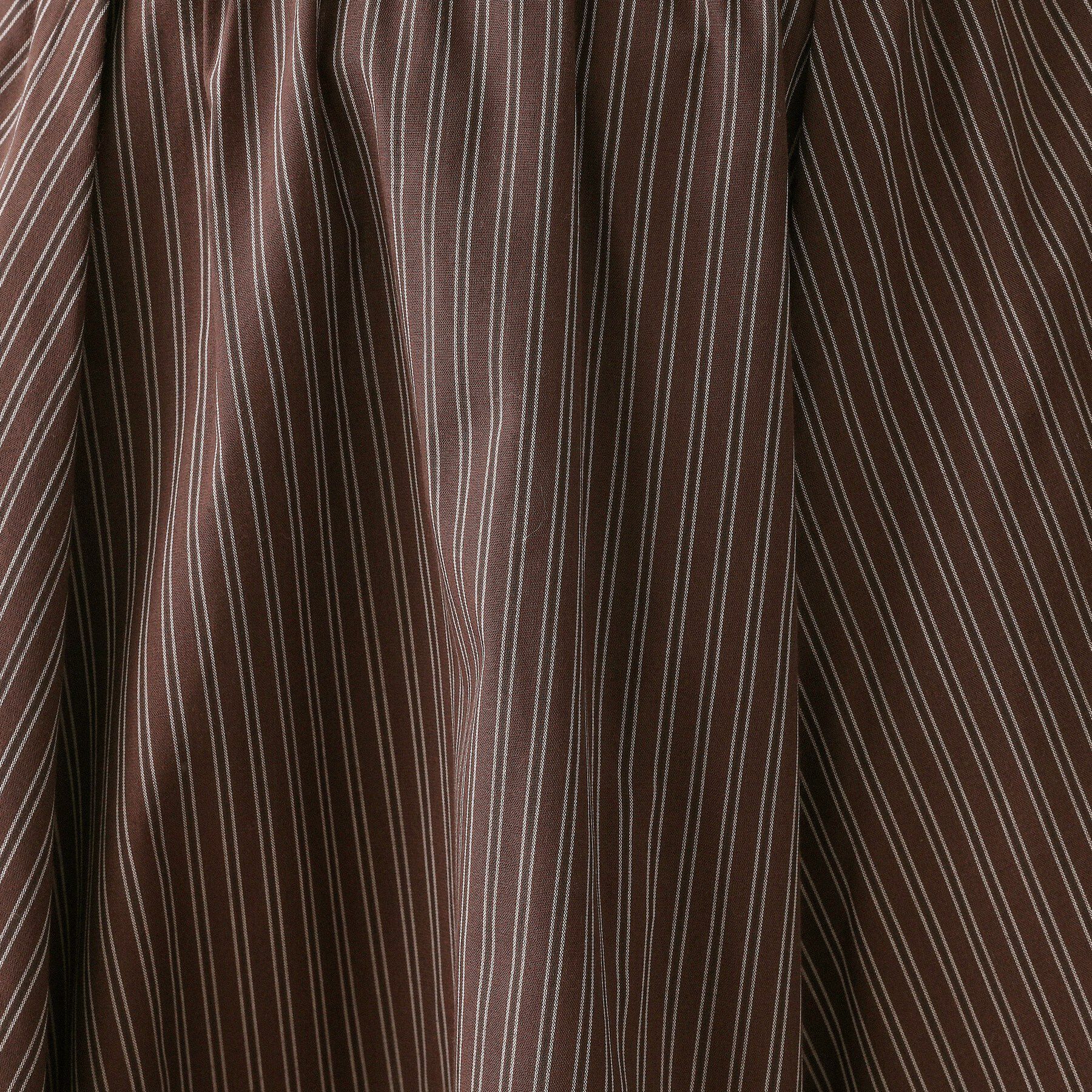 Dessin「【セットアップ可/洗える】先染めストライプフレアスカート」|スカート|