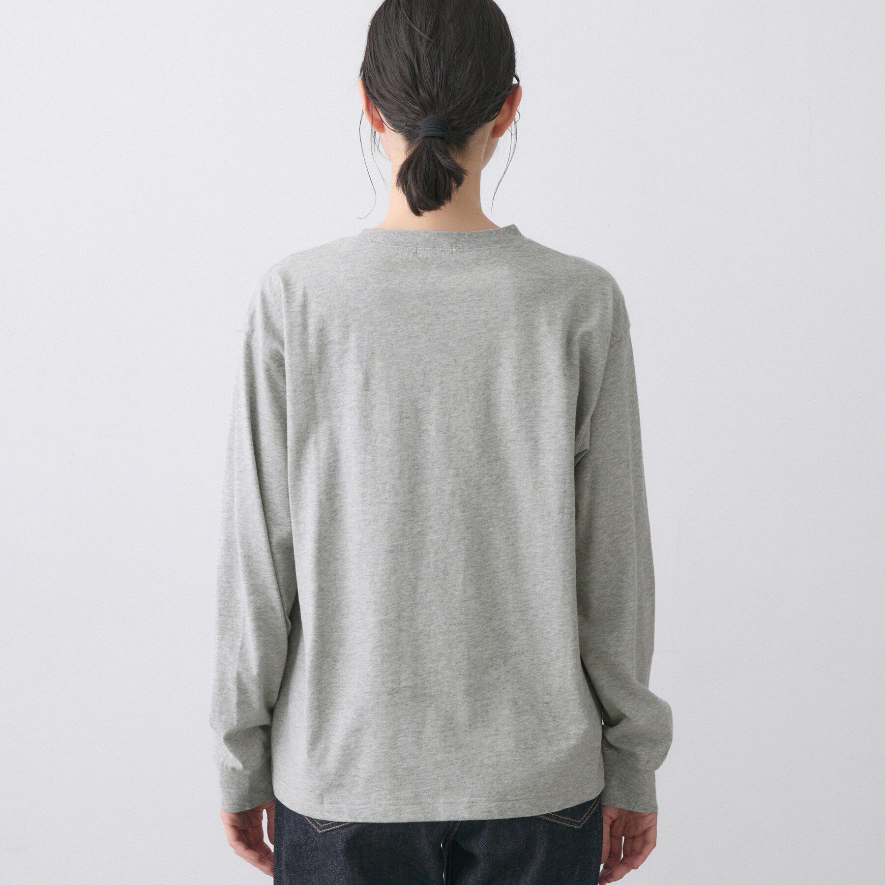 Dessin「【洗える】コットンロゴロングTシャツ」|Tシャツ・カットソー|