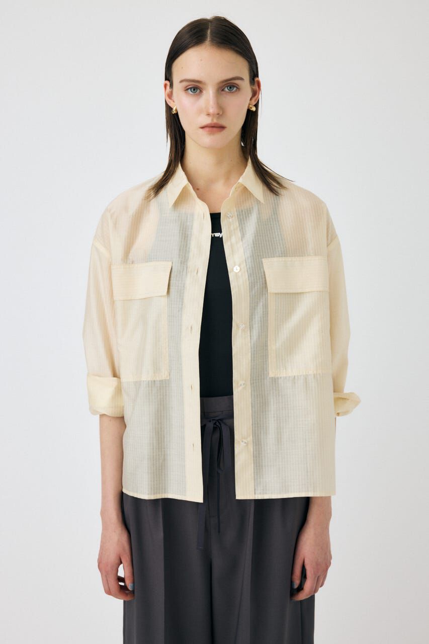 MOUSSY「RIP MILITARY シャツ」|シャツ・ブラウス|