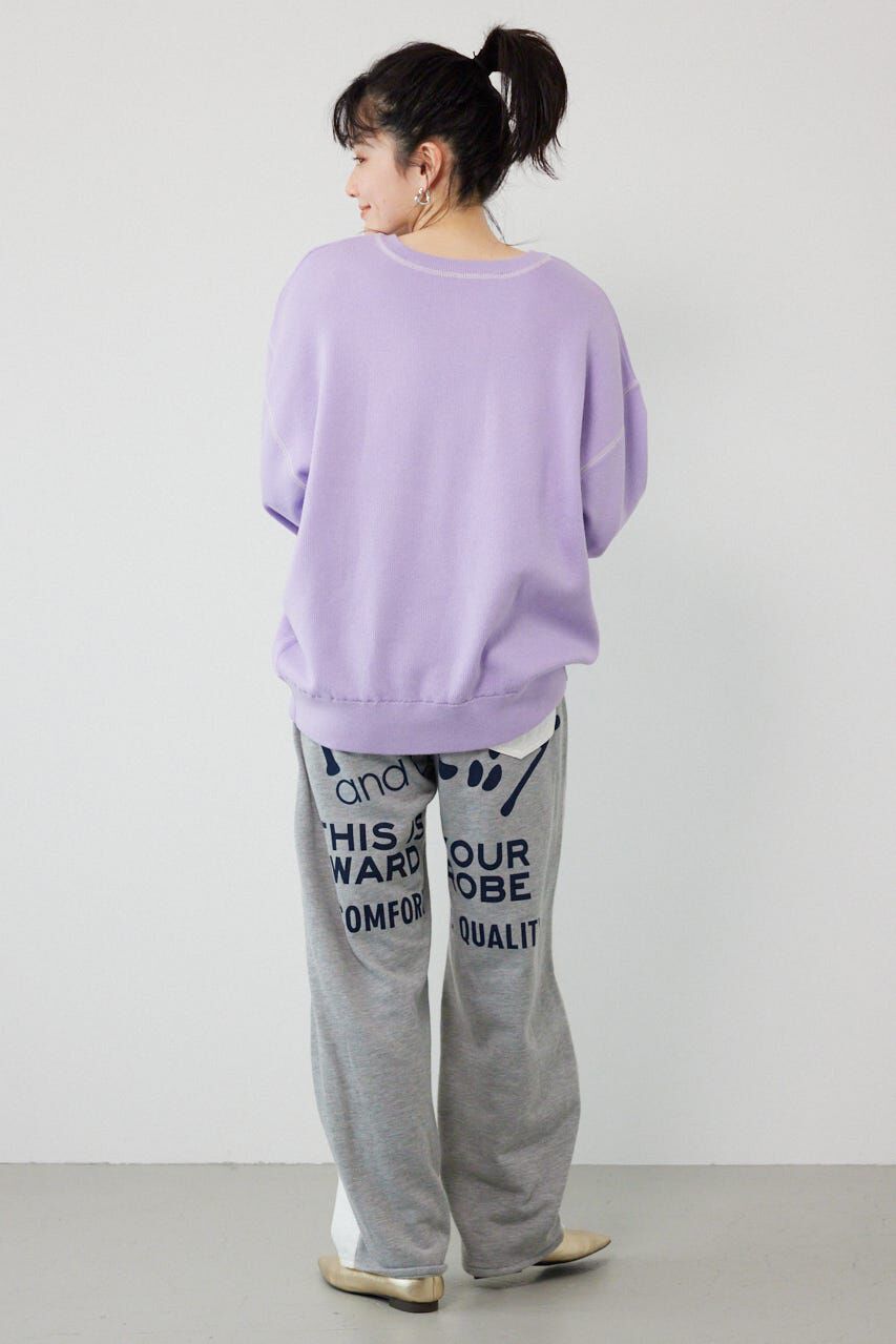 RODEO CROWNS「スウェットライク2wayネックニットトップス」|ニット・セーター|