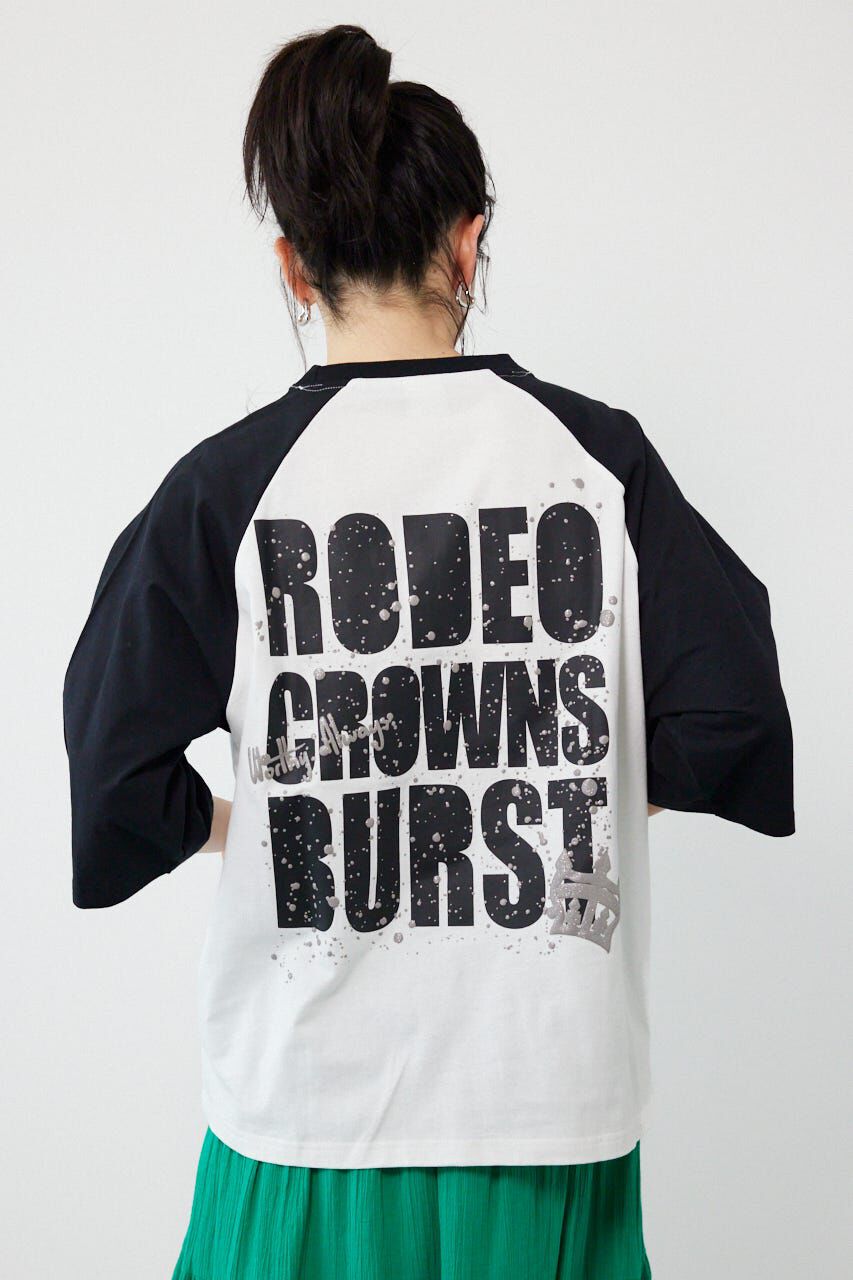 RODEO CROWNS「Ink Logo ラグランTシャツ」|Tシャツ・カットソー|