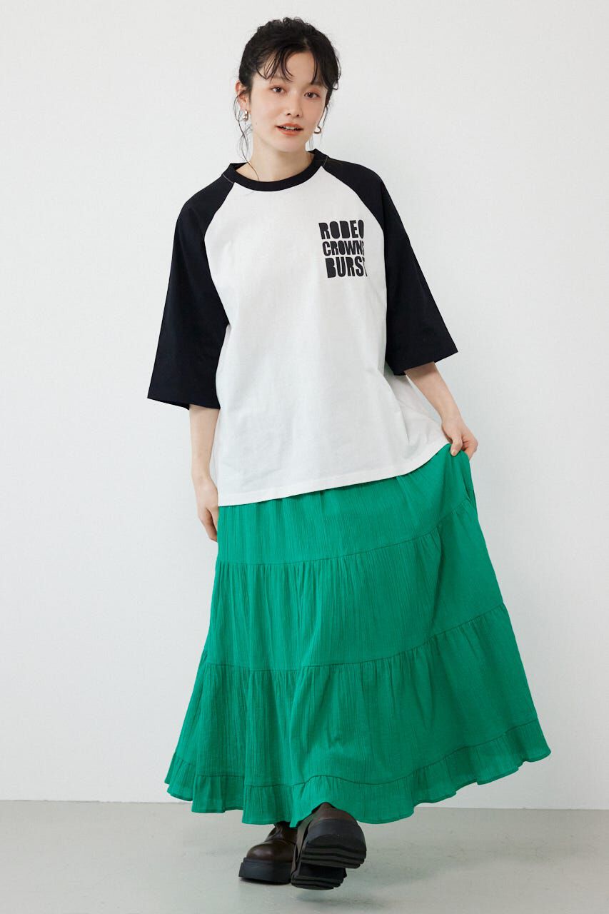 RODEO CROWNS「Ink Logo ラグランTシャツ」|Tシャツ・カットソー|