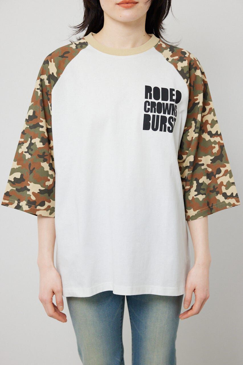 RODEO CROWNS「Ink Logo ラグランTシャツ」|Tシャツ・カットソー|