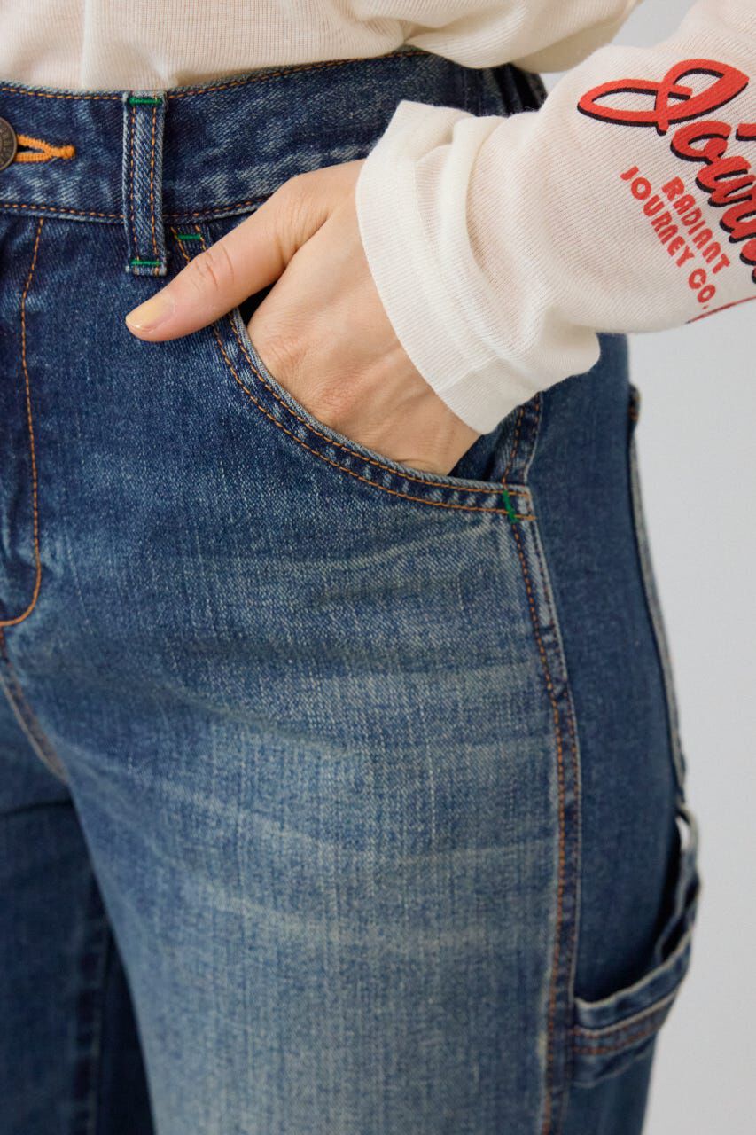 RODEO CROWNS「ペインターフレアパンツ」|デニム|