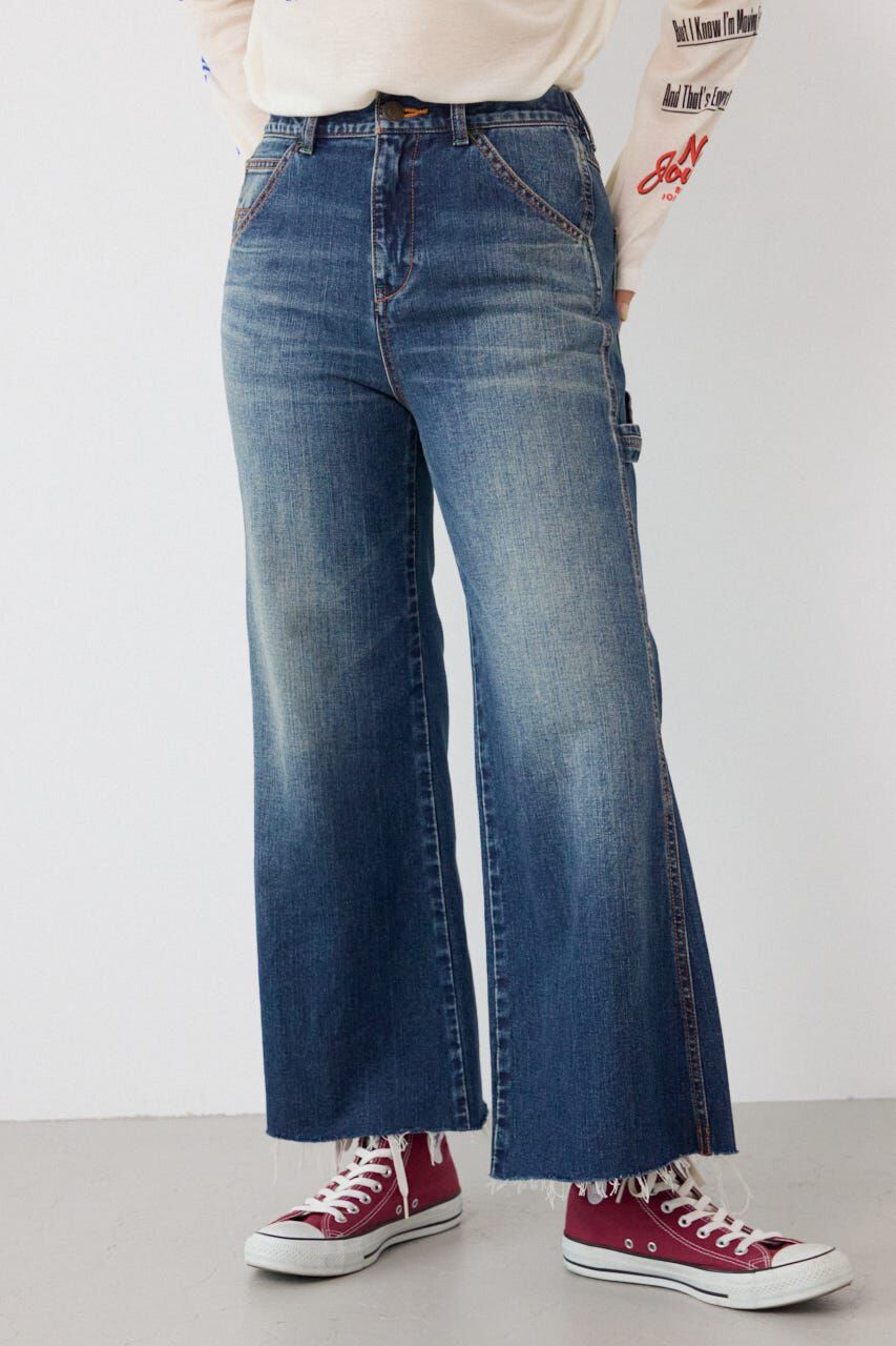 RODEO CROWNS「ペインターフレアパンツ」|デニム|