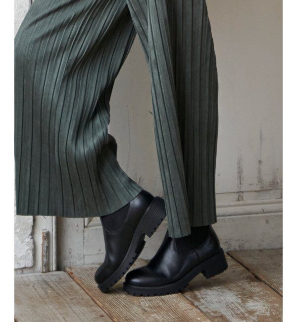 ikka「PUニットコンビブーツ」|その他|