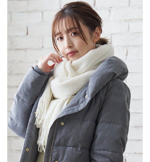 ikka「カシミヤタッチカラーマフラー」|マフラー|