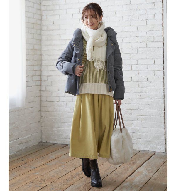 ikka「カシミヤタッチカラーマフラー」|マフラー|