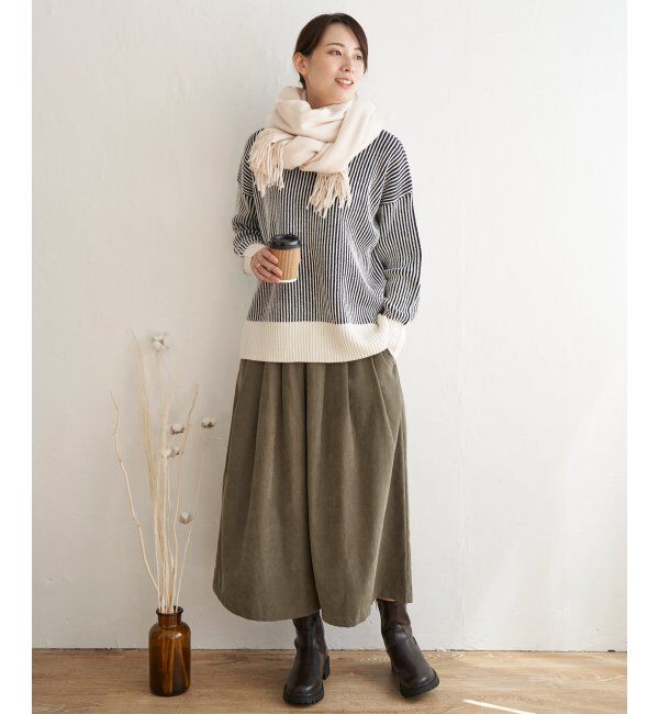 ikka「カシミヤタッチカラーマフラー」|マフラー|