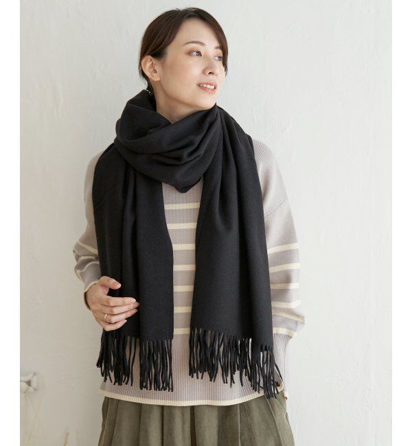 ikka「カシミヤタッチカラーマフラー」|マフラー|