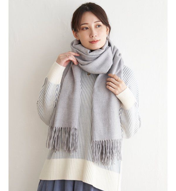 ikka「カシミヤタッチカラーマフラー」|マフラー|