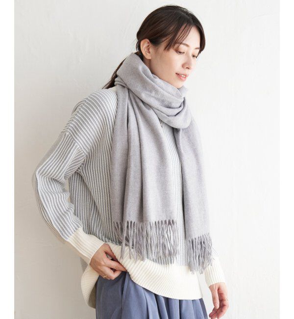 ikka「カシミヤタッチカラーマフラー」|マフラー|