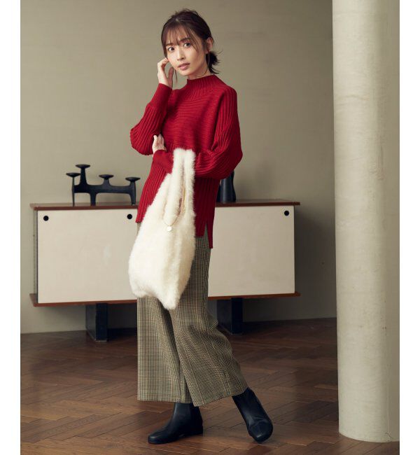 ikka「7Gワイドリブ切り替えプルオーバー」|プルオーバー|