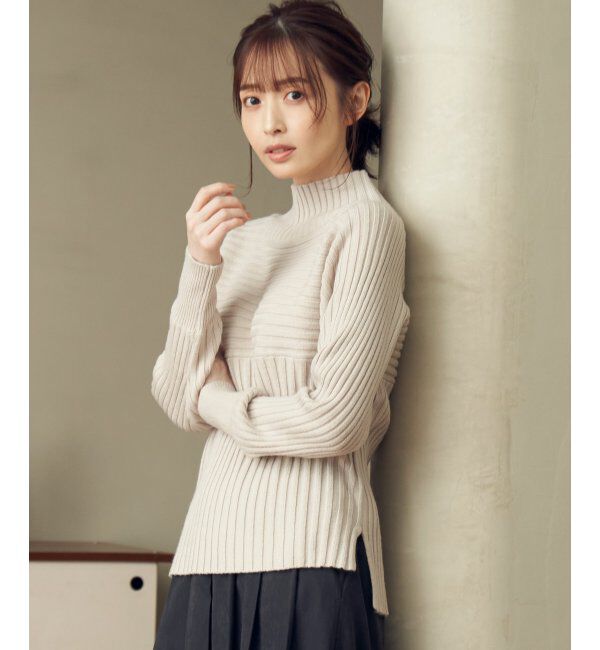 ikka「7Gワイドリブ切り替えプルオーバー」|プルオーバー|