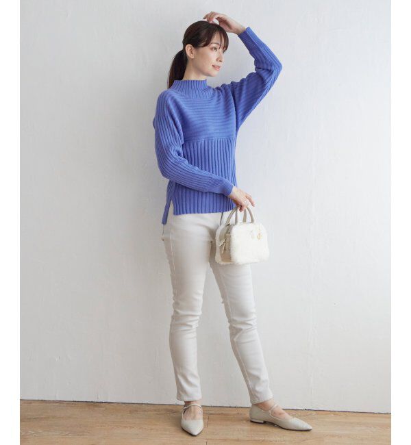 ikka「7Gワイドリブ切り替えプルオーバー」|プルオーバー|