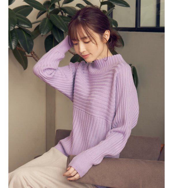 ikka「7Gワイドリブ切り替えプルオーバー」|プルオーバー|