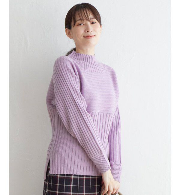 ikka「7Gワイドリブ切り替えプルオーバー」|プルオーバー|