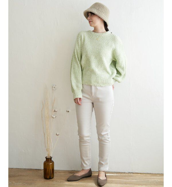 ikka「太畦モールニット」|プルオーバー|