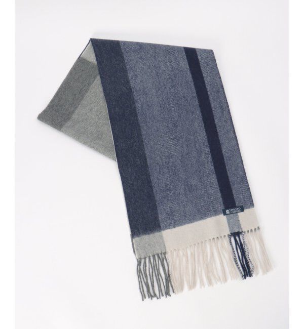 ikka「ウールパネルヘリンボンマフラー」|マフラー|