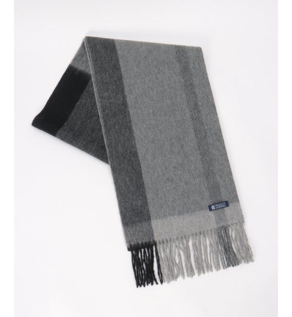 ikka「ウールパネルヘリンボンマフラー」|マフラー|