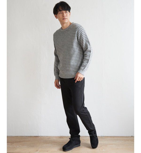 ikka「バーズアイニット」|プルオーバー|