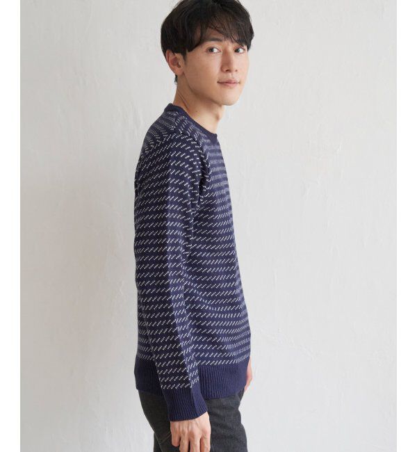 ikka「バーズアイニット」|プルオーバー|