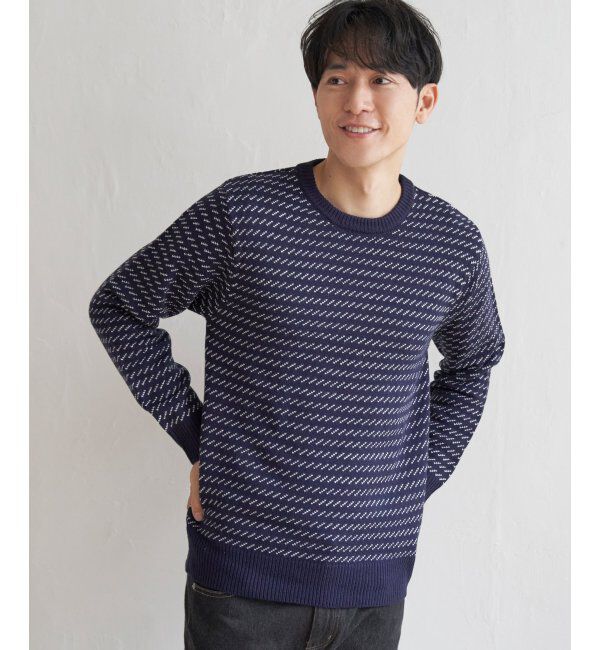 ikka「バーズアイニット」|プルオーバー|