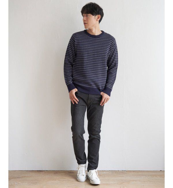 ikka「バーズアイニット」|プルオーバー|