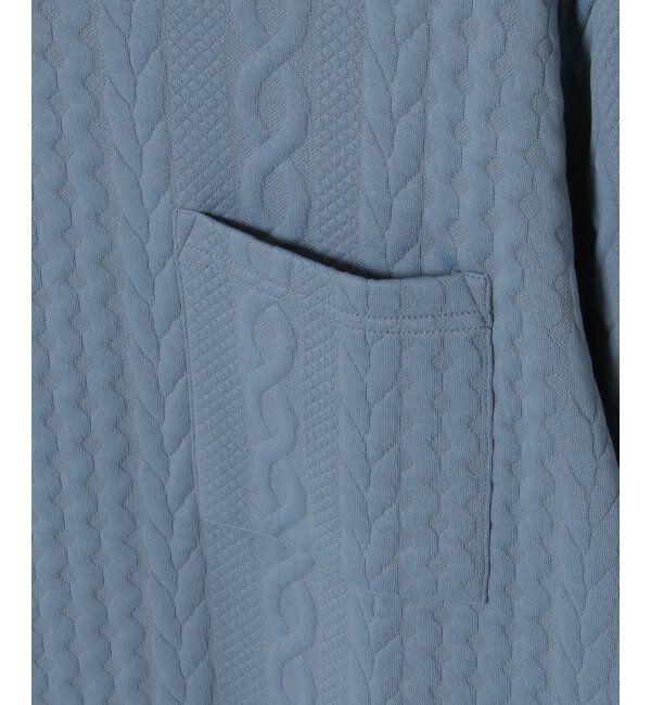 ikka「ふくれジャカードクルーネックプルオーバー」|パーカー|