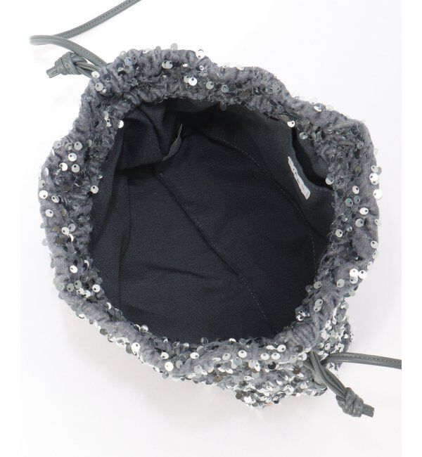 ikka「スパンコール巾着ショルダーバッグ」|その他|