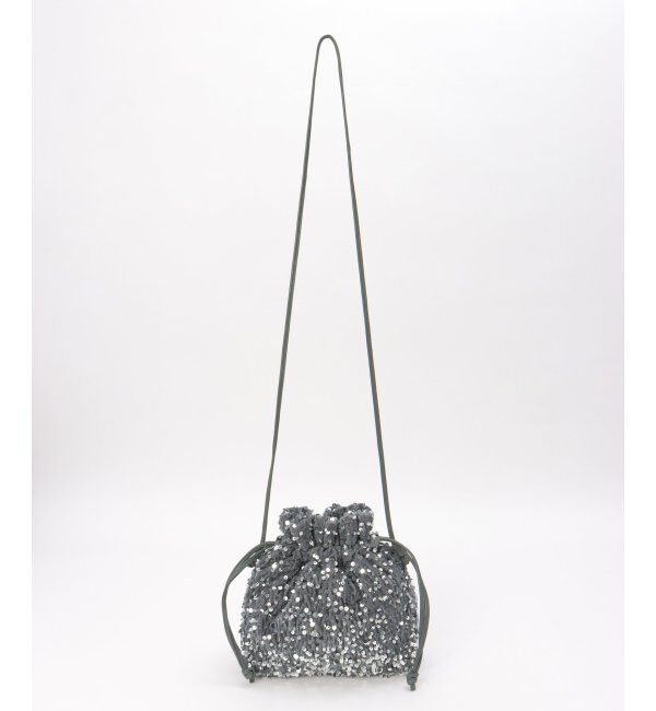 ikka「スパンコール巾着ショルダーバッグ」|その他|