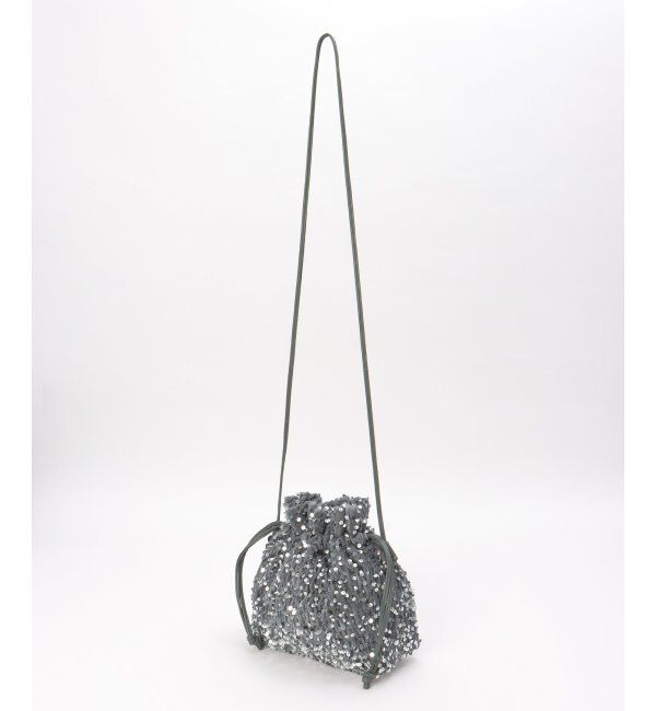 ikka「スパンコール巾着ショルダーバッグ」|その他|