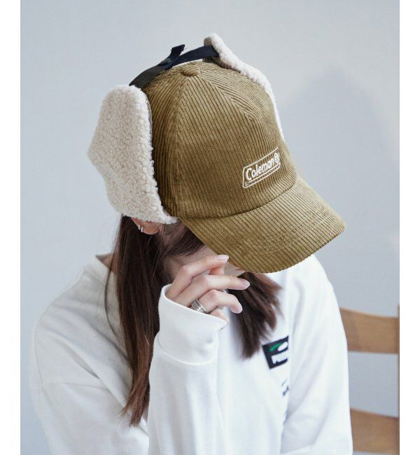 ikka「Coleman コールマン フライトキャップ」|その他|ベージュ