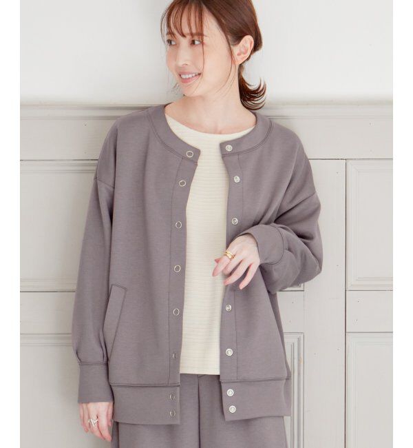 ikka「GOKU楽ダンボールカーディガン」|カーディガン|