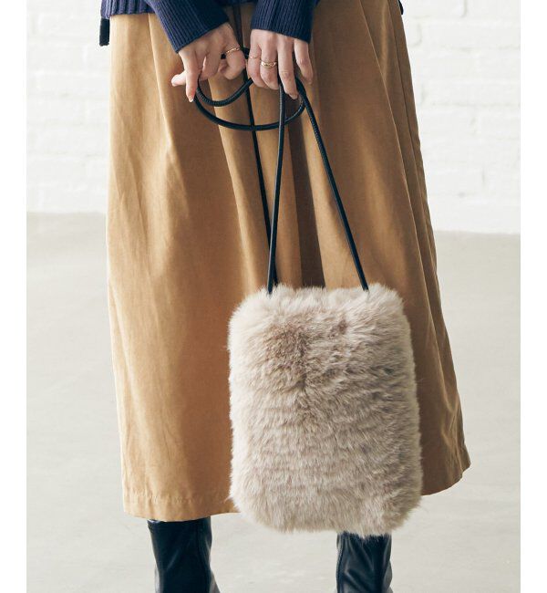 ikka「エコファーミニショルダーバッグ」|その他|