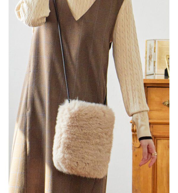 ikka「エコファーミニショルダーバッグ」|その他|